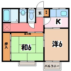 アルプスハイツ　パートIIの物件間取画像